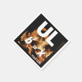 Weihnachten - Weihnachten-Protokoll Serviette (Ecke)