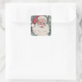 Weihnachten Weihnachten Quadratischer Aufkleber (Tasche)