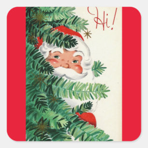 Weihnachten Weihnachten Quadratischer Aufkleber