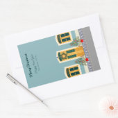 Weihnachten Weihnachten Rechteckiger Aufkleber (Umschlag)