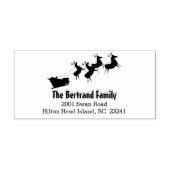 Weihnachten Weihnachten Rentier Sleigh Custom Gummistempel (Prägung)