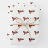 Weihnachten Weihnachten RentierSchlitten Geschenkpapier Set (Beispiel)