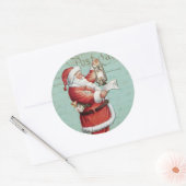 Weihnachten Weihnachten Runder Aufkleber (Umschlag)