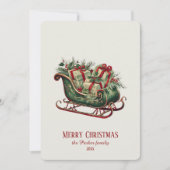 Weihnachten Weihnachten Schlitten mit Geschenken u (Vorderseite)