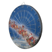 Weihnachten, Weihnachten, Schlitten mit Rentier Dartscheibe (Vorderseite rechts)