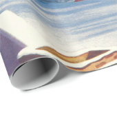 Weihnachten, Weihnachten, Schlitten mit Rentier Geschenkpapier (Rolleneckpunkt)