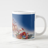 Weihnachten, Weihnachten, Schlitten mit Rentier Jumbo-Tasse (Rechts)