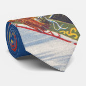 Weihnachten, Weihnachten, Schlitten mit Rentier Krawatte (Gerollt)