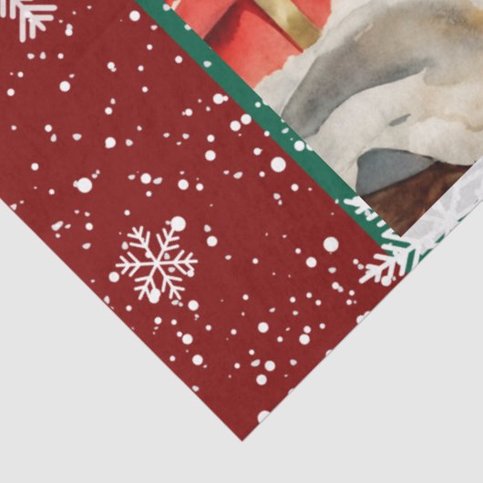 Weihnachten Weihnachten Schöne alte Sammlung Seidenpapier (Ausschnitt)