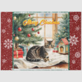 Weihnachten Weihnachten Schöne alte Sammlung Seidenpapier (Vorderseite)