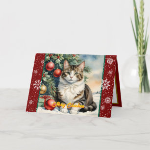 Weihnachten Weihnachten Schöne moderne Sammlung Karte