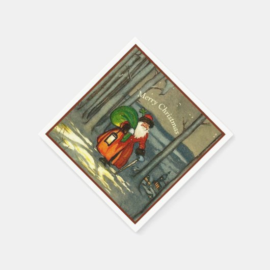 Weihnachten Weihnachten Serviette (Ecke)