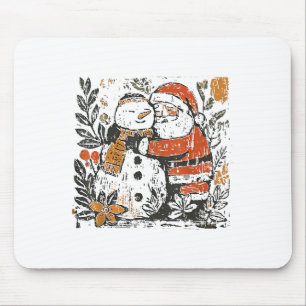 Weihnachten Weihnachten Snowman Weihnachtsmann Kla Mousepad