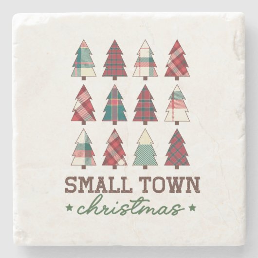 Weihnachten Weihnachten Steinuntersetzer (Vorderseite)