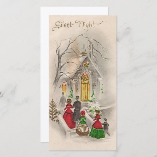 Weihnachten Weihnachten Stille Nacht Kirche Weihna (Vorne/Hinten)