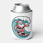 Weihnachten Weihnachten Surfbrett Surf Dosenkühler (Kanne Vorderseite)