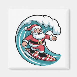 Weihnachten Weihnachten Surfbrett Surf Magnet