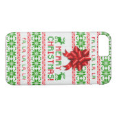 Weihnachten Weihnachten Sweater Red Green Bow Case-Mate iPhone Hülle (Rückseite (Horizontal))