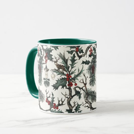 Weihnachten/Weihnachten-Tasse | Gotik, Heide, Nord Tasse (Vorderseite Links)