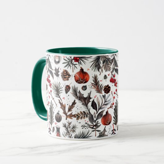 Weihnachten/Weihnachten-Tasse | Gotik, Heide, Nord Tasse (Vorderseite Links)