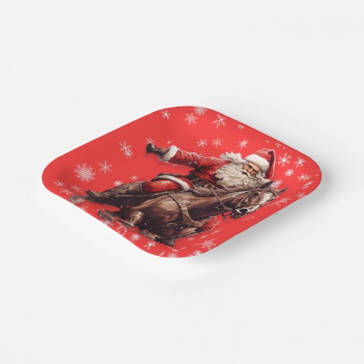 Weihnachten Weihnachten Teller (Gewinkelt)