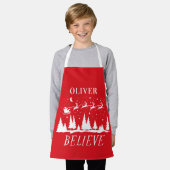 Weihnachten Weihnachten traditionelles rotes Foto Schürze (Getragen)