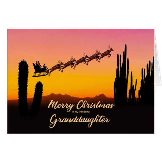 Weihnachten Weihnachten über Wüste (Vorderseite (Horizontal))