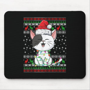 Weihnachten Weihnachten Ugly Xmas Lights Weihnacht Mousepad