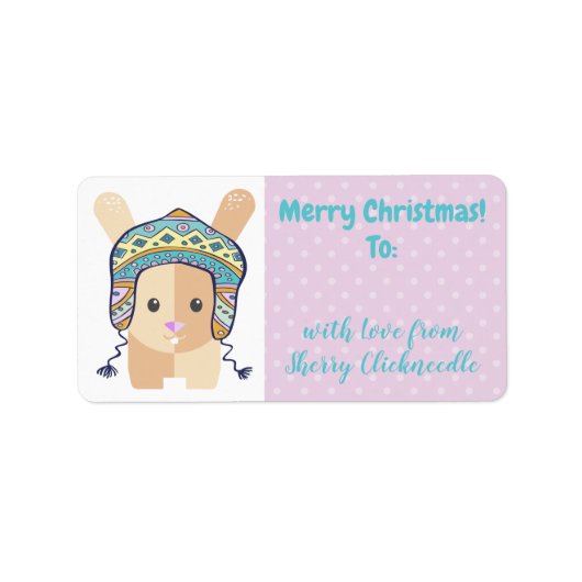 Weihnachten Weihnachten Weihnachten Adressaufkleber (Vorne)