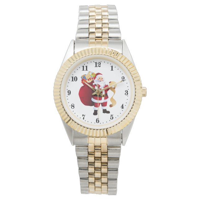 Weihnachten Weihnachten Weihnachten Armbanduhr (Vorderseite)
