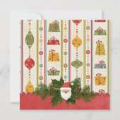 Weihnachten Weihnachten Weihnachten Brautparty Einladung (Rückseite)