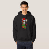Weihnachten Weihnachten Weihnachten Corgi Hund Wei Hoodie (Vorne ganz)