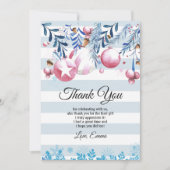 Weihnachten, Weihnachten, Weihnachten, danke Karte (Vorderseite)