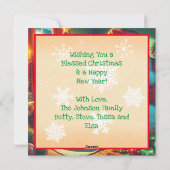 Weihnachten Weihnachten Weihnachten Essen Kekse (Rückseite)