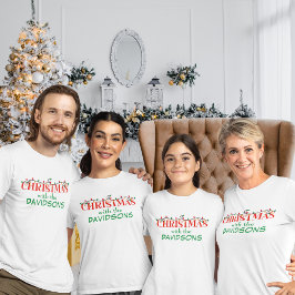 Weihnachten Weihnachten Weihnachten Familienname W T-Shirt