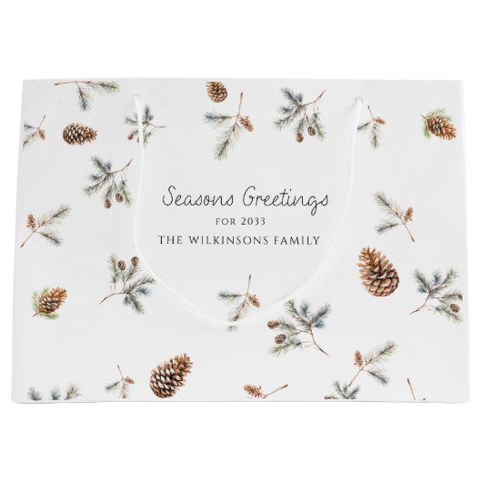 Weihnachten Weihnachten Weihnachten Foto Weihnacht Große Geschenktüte (Vorderseite)