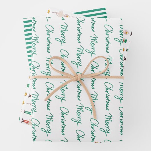 Weihnachten Weihnachten Weihnachten Geschenkpapier Set (Beispiel)