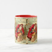 Weihnachten Weihnachten Weihnachten Kind in Tasche Tasse (Zentrum)