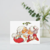 Weihnachten Weihnachten Weihnachten Kissing Frau C (Stehend Vorderseite)