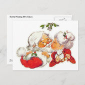 Weihnachten Weihnachten Weihnachten Kissing Frau C (Vorne/Hinten)