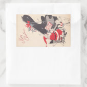 Weihnachten Weihnachten Weihnachten Klavier für Hi Rechteckiger Aufkleber (Tasche)