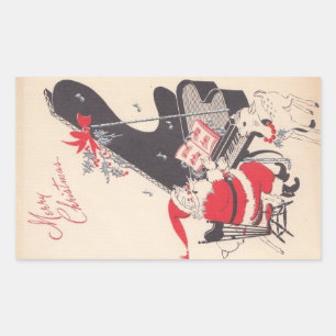 Weihnachten Weihnachten Weihnachten Klavier für Hi Rechteckiger Aufkleber