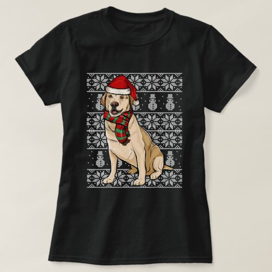 Weihnachten Weihnachten Weihnachten Labrador Retri T-Shirt (Design vorne)