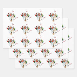 Weihnachten Weihnachten Weihnachten nach und aus d Geschenkpapier Set