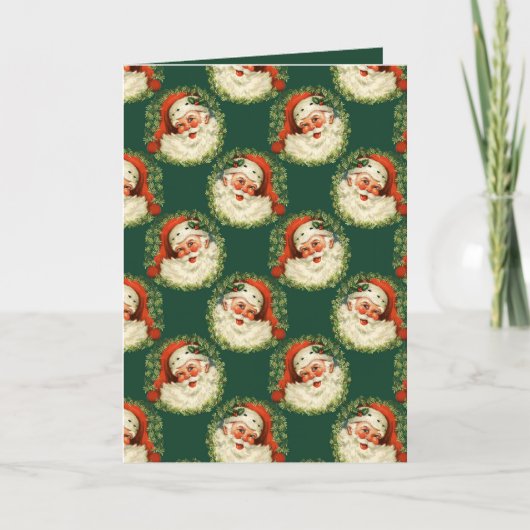 Weihnachten Weihnachten Weihnachten Nick Karte (Vorderseite)