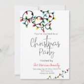 Weihnachten Weihnachten Weihnachten Party laden ei Einladung (Vorderseite)