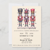 Weihnachten Weihnachten Weihnachten Party Nutcrack Einladung (Vorderseite)