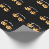 Weihnachten Weihnachten Weihnachten Pie Pun Dark B Geschenkpapier (Ecke)