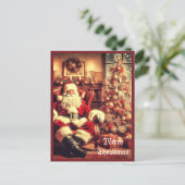 Weihnachten Weihnachten Weihnachten Postkarte (Stehend Vorderseite)