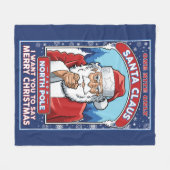 Weihnachten Weihnachten Weihnachten sagt Frohe Wei Fleecedecke (Vorderseite (Horizontal))